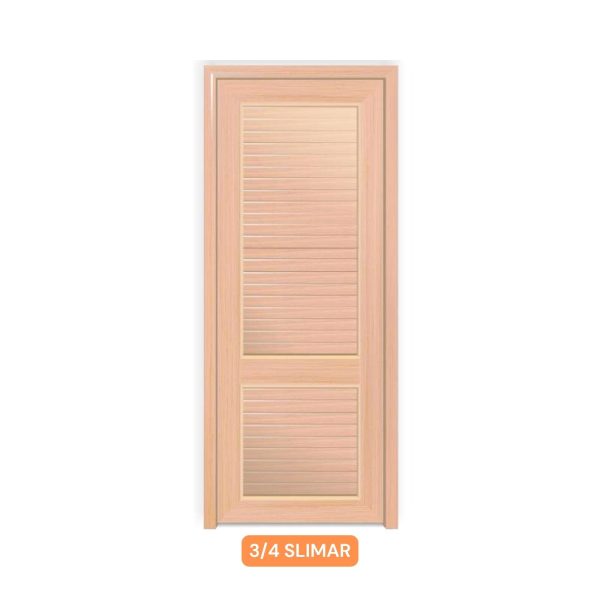 Platinum SE - Pintu Kamar Mandi uPVC (Coklat) - Image 5