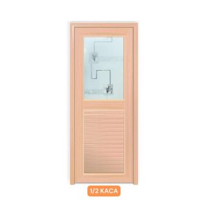 Platinum SE - Pintu Kamar Mandi uPVC (Coklat)