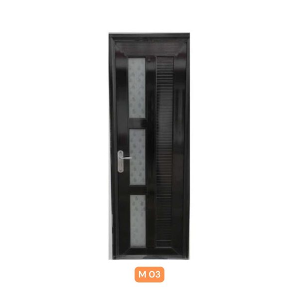 Platinum SE - Pintu Kamar Mandi uPVC (Hitam) - Image 2