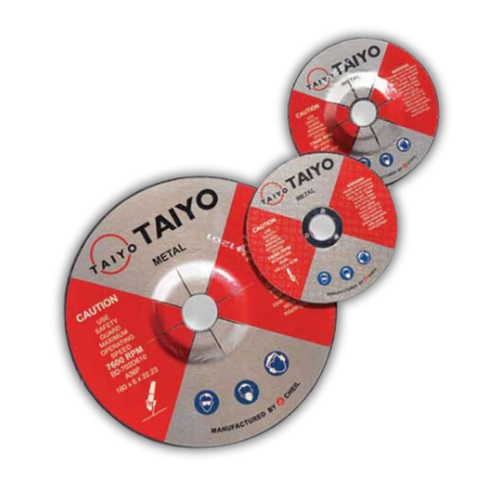 Taiyo Depressed Center Wheel - Mata Gerinda Poles